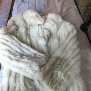 Silver Fox Fur Coat